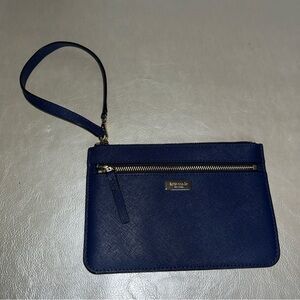 Kate Spade NY Crossgrain Double Zip Slim Wristlet Pouch Wallet